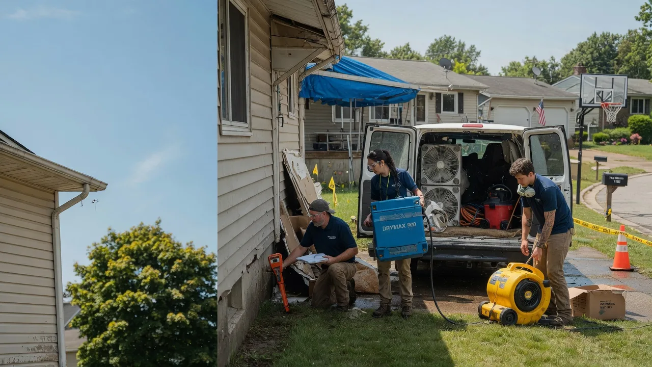 Ceiling Leak Cleanup in Kentwood, MI near me